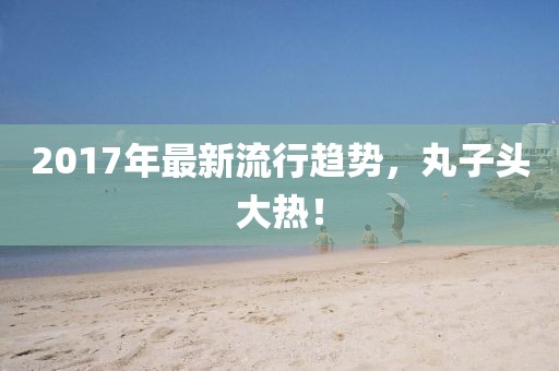 2017年最新流行趨勢，丸子頭大熱！
