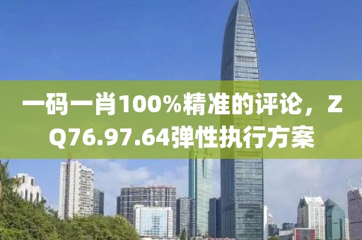 一碼一肖100%精準(zhǔn)的評論，ZQ76.97.64彈性執(zhí)行方案