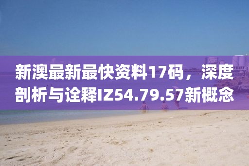 新澳最新最快資料17碼，深度剖析與詮釋IZ54.79.57新概念
