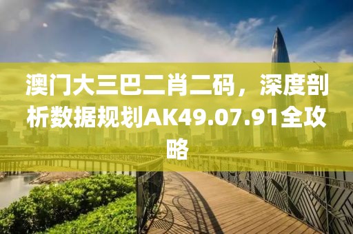 澳門大三巴二肖二碼，深度剖析數(shù)據(jù)規(guī)劃AK49.07.91全攻略