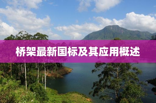橋架最新國標及其應用概述