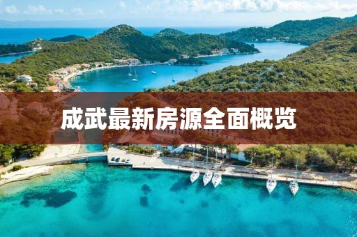 成武最新房源全面概覽