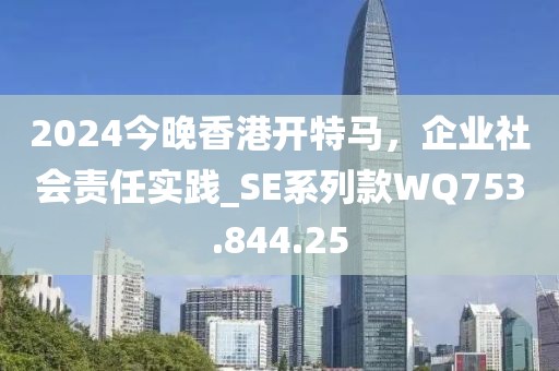 2024今晚香港開特馬，企業(yè)社會責(zé)任實踐_SE系列款WQ753.844.25