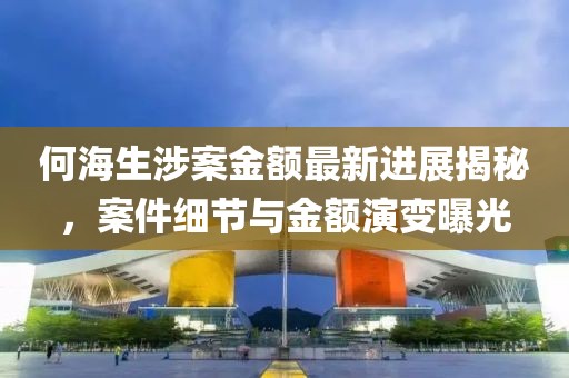 何海生涉案金額最新進(jìn)展揭秘，案件細(xì)節(jié)與金額演變曝光