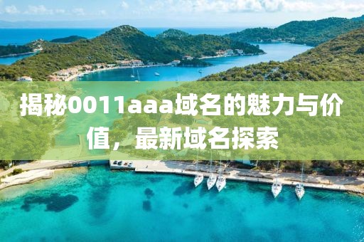 揭秘0011aaa域名的魅力與價值，最新域名探索