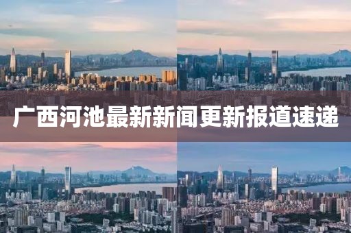 廣西河池最新新聞更新報道速遞