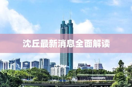 沈丘最新消息全面解讀