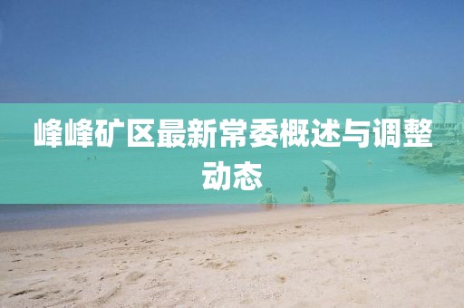 峰峰礦區(qū)最新常委概述與調(diào)整動(dòng)態(tài)