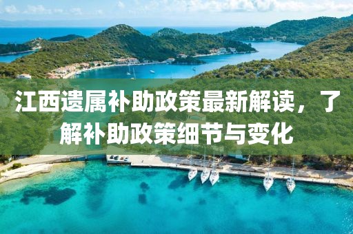 江西遺屬補(bǔ)助政策最新解讀，了解補(bǔ)助政策細(xì)節(jié)與變化