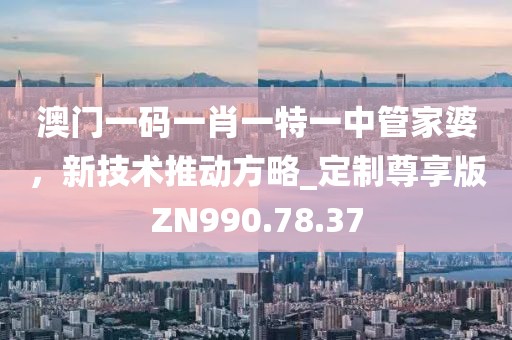 澳門一碼一肖一特一中管家婆，新技術(shù)推動(dòng)方略_定制尊享版ZN990.78.37