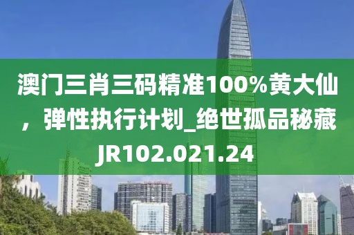 澳門三肖三碼精準(zhǔn)100%黃大仙，彈性執(zhí)行計(jì)劃_絕世孤品秘藏JR102.021.24