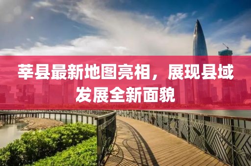 莘縣最新地圖亮相，展現(xiàn)縣域發(fā)展全新面貌