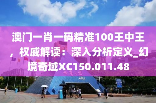 澳門一肖一碼精準100王中王，權威解讀：深入分析定義_幻境奇域XC150.011.48