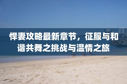 悍妻攻略最新章節(jié)，征服與和諧共舞之挑戰(zhàn)與溫情之旅