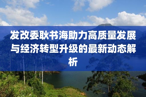 發(fā)改委耿書海助力高質(zhì)量發(fā)展與經(jīng)濟轉(zhuǎn)型升級的最新動態(tài)解析