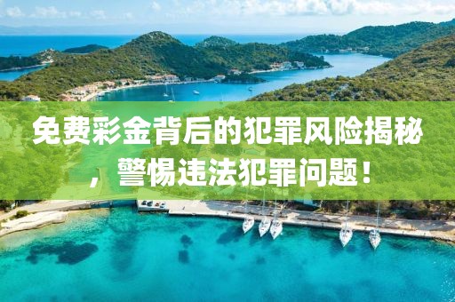 免費(fèi)彩金背后的犯罪風(fēng)險(xiǎn)揭秘，警惕違法犯罪問(wèn)題！