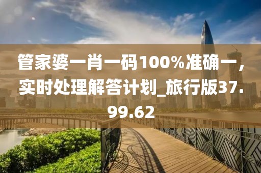 管家婆一肖一碼100%準(zhǔn)確一，實(shí)時(shí)處理解答計(jì)劃_旅行版37.99.62