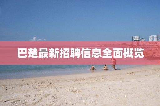 巴楚最新招聘信息全面概覽
