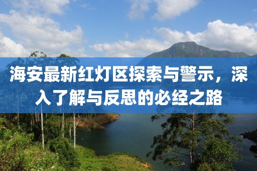 海安最新紅燈區(qū)探索與警示，深入了解與反思的必經(jīng)之路