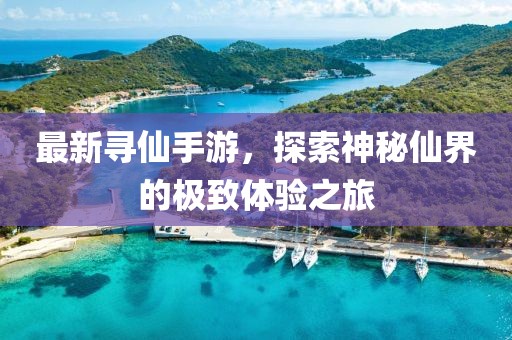 最新尋仙手游，探索神秘仙界的極致體驗(yàn)之旅