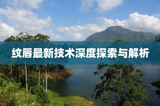 紋唇最新技術深度探索與解析