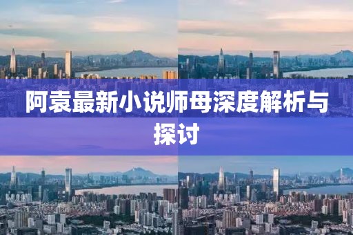 阿袁最新小說師母深度解析與探討