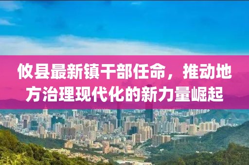 攸縣最新鎮(zhèn)干部任命，推動(dòng)地方治理現(xiàn)代化的新力量崛起