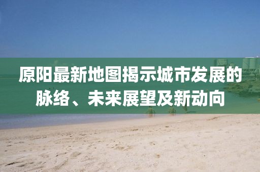 原陽最新地圖揭示城市發(fā)展的脈絡(luò)、未來展望及新動向