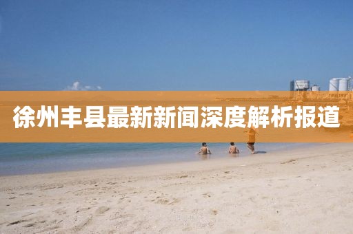 徐州豐縣最新新聞深度解析報道