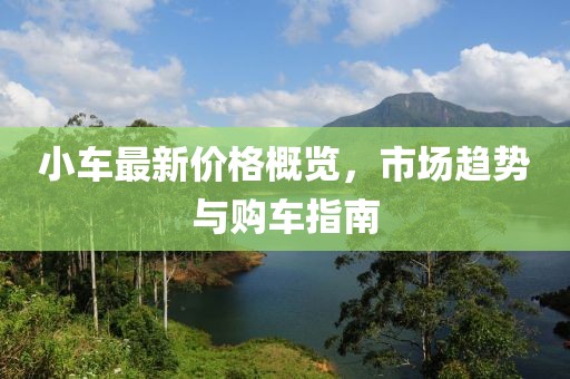 小車最新價(jià)格概覽，市場(chǎng)趨勢(shì)與購車指南