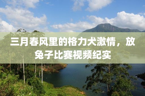 三月春風(fēng)里的格力犬激情，放兔子比賽視頻紀(jì)實(shí)