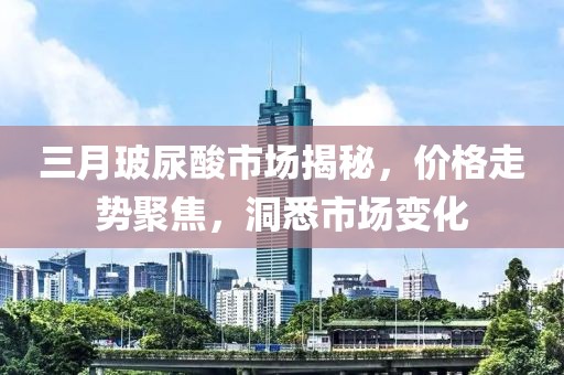 三月玻尿酸市場揭秘，價格走勢聚焦，洞悉市場變化