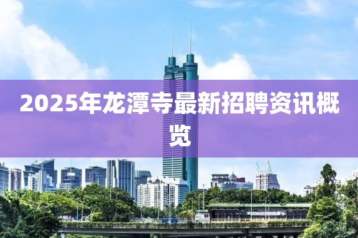 2025年龍?zhí)端伦钚抡衅纲Y訊概覽