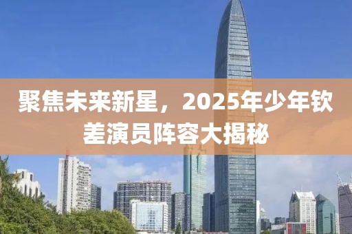 聚焦未來新星，2025年少年欽差演員陣容大揭秘