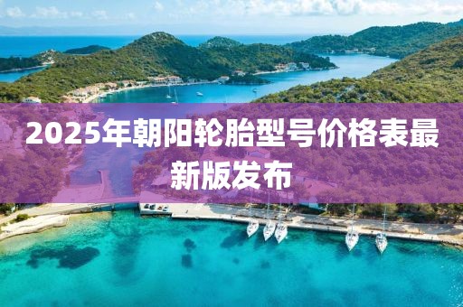 2025年朝陽輪胎型號價(jià)格表最新版發(fā)布