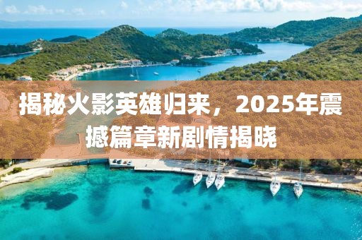 揭秘火影英雄歸來，2025年震撼篇章新劇情揭曉