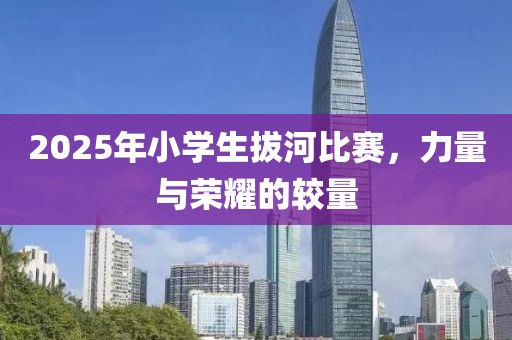 2025年小學(xué)生拔河比賽，力量與榮耀的較量
