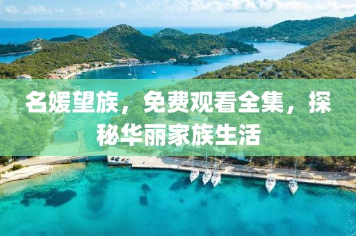 名媛望族，免費觀看全集，探秘華麗家族生活
