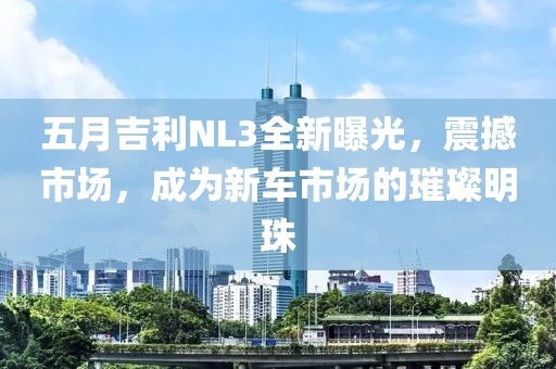 五月吉利NL3全新曝光，震撼市場，成為新車市場的璀璨明珠