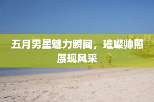 五月男星魅力瞬間，璀璨帥照展現(xiàn)風(fēng)采