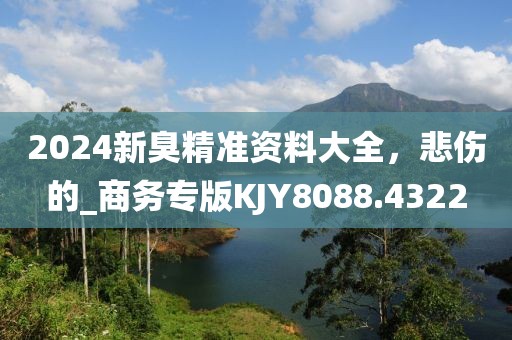 2024新臭精準資料大全，悲傷的_商務專版KJY8088.4322