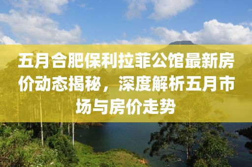 五月合肥保利拉菲公館最新房價(jià)動(dòng)態(tài)揭秘，深度解析五月市場與房價(jià)走勢