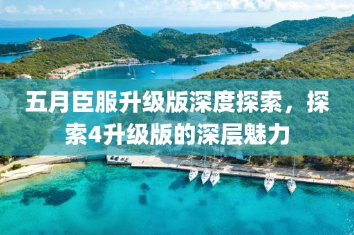 五月臣服升級版深度探索，探索4升級版的深層魅力