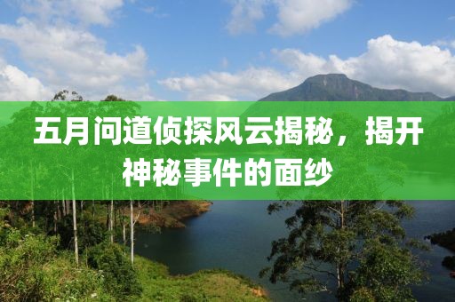 五月問(wèn)道偵探風(fēng)云揭秘，揭開(kāi)神秘事件的面紗