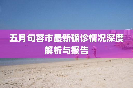 五月句容市最新確診情況深度解析與報(bào)告