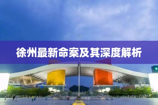 徐州最新命案及其深度解析