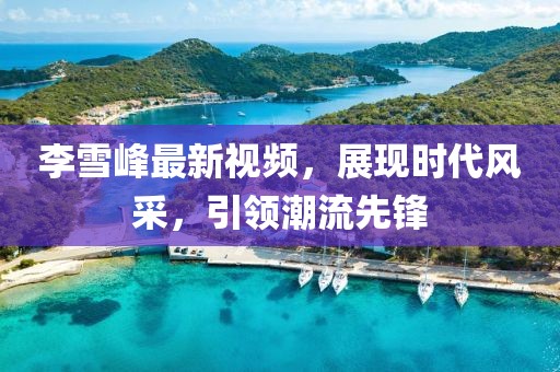 李雪峰最新視頻，展現(xiàn)時代風(fēng)采，引領(lǐng)潮流先鋒
