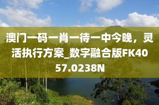 澳門一碼一肖一待一中今晚，靈活執(zhí)行方案_數(shù)字融合版FK4057.0238N
