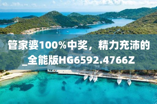 管家婆100%中獎(jiǎng)，精力充沛的_全能版HG6592.4766Z