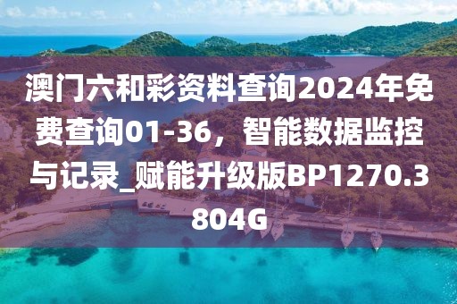 澳門六和彩資料查詢2024年免費查詢01-36，智能數(shù)據(jù)監(jiān)控與記錄_賦能升級版BP1270.3804G